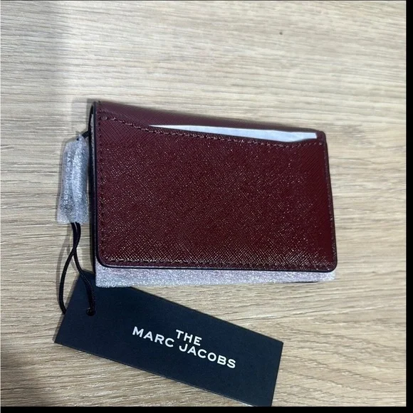 Marc Jacob’s Snapshot Black Leather Card Holder NWT
